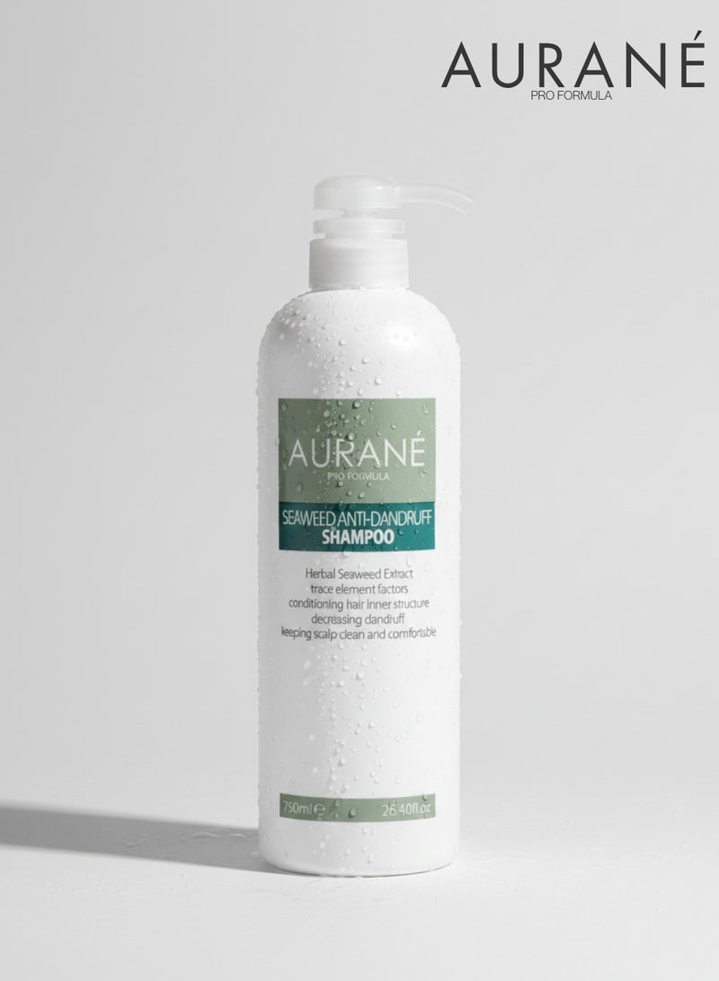 AURANE Seaweed Anti-Dandruff Shampoo 750ml - Professional Hair Care for Dandruff Control - Soothing and Refreshing Formula - Cleanses and Purifies Scalp - Helps Reduce Itching and Flaking - Image 5